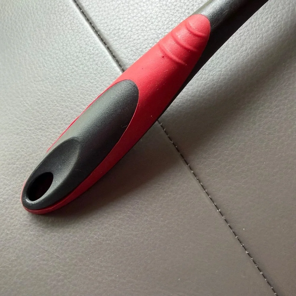 Vintage Tailor Made Black Red Nylon Plastic Spoon Ladle Made in USA